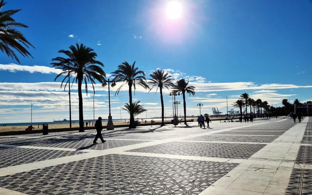 Holiday&Vacations Apartment On The Beach Valencia Ngoại thất bức ảnh